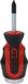KS Tools 151.1201 ERGOTORQUEmax Schroevendraaier met slagkap, kort, PH1