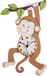 Teamson Kids Wandklok Safari Aap Ontwerp Bruin MDF