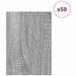 vidaXL Decorpanelen 50 stuks Grijs Sonoma 30 x 42 x 0,27 cm Bewerkt Hout