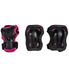 Rollerblade Set de protection Jr - Noir m. Rose - XXXS