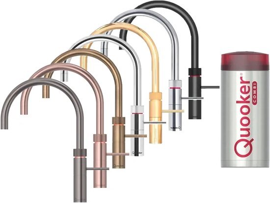 Quooker Fusion Round Keukenkraan RVS - COMBI Reservoir - 22FRRVS