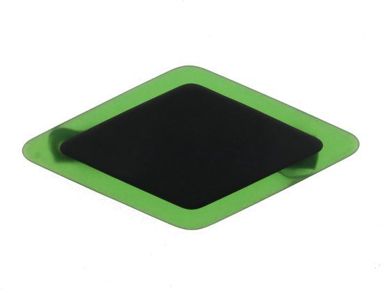 Behave Haarspeld Ruit Zwart Groen 10.5 cm