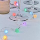 Sirius LED-lichtketting Ally Ball Cluster, kleurrijk, 14 lampjes, batterij