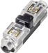 TRU COMPONENTS TC-14376148 Snelaansluitklem Flexibel: 0.35-0.5 mm² Massief: 0.35-0.5 mm² Aantal polen: 1 12 stuk(s) Doorzichtig, Zwart