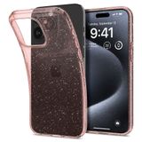 Spigen Liquid Crystal Apple iPhone 15 Pro Hoesje Glitter Roze Quartz