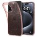 Spigen Liquid Crystal Apple iPhone 15 Pro Hoesje Glitter Roze Quartz