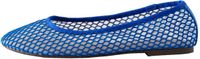 Next - Dames - Forever Comfort® ballerina's met ronde neus en mesh - Blauw
