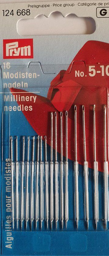 Prym Modistennaalden assortimentnaalden dikte 5-10 zilver metaal 5 cm