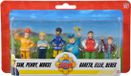 Simba Brandweerman Sam Speelfiguren met 2 Hondjes Set, 7st.