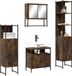 Maison Exclusive - Ensemble de meubles de salle de bain 4 pièces en bois composite chêne fumé