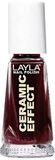 Layla Cosmetics 1243R23-014 Ceramic Effect nagellak - vamp red