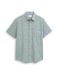 TOM TAILOR Chemise bleu chiné / jade vert / blanc cassé