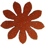 Petra's Knutsel-News 100x Marrite 30 mm, glittervilt, eenzijdig glitter, fliz, oranje, 18 x 12 x 5 cm
