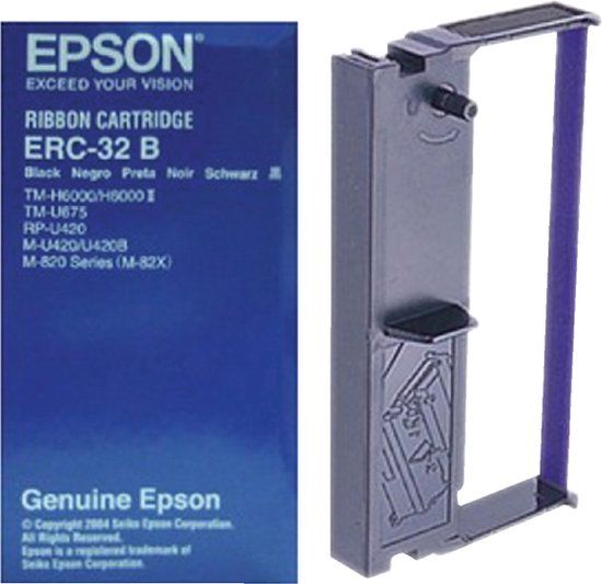 EPSON ERC32B Ribbon - 4.500.000 characters - Black