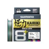 Shimano Kairiki 8+ Gevlochten Vislijn 300 M Transparant 0.190 mm