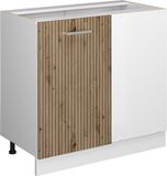Vicco R-Line Hoekkast – 86 cm sans plan de travail chêne artisanal