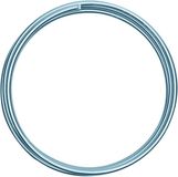 Vaessen Creative Aluminium Draad - 4mm - 2m - IJsblauw