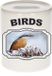 Shoppartners Bv boomklever spaarpot 9 cm jongens en meisjes - keramiek - Cadeau spaarpotten vogels liefhebber