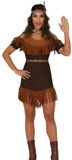Fiestas Guirca First Nations meisjeskostuum Bruin Polyester