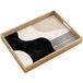 Japandi Plateau De Service Abstrait - Beige - Moderne 50x35 cm