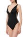 BOSS Swimsuit_boss Codes 10269296 0 dames Zwempak | Eendelig badpak, V-hals, driehoekige cups, verstelbare bandjes, elegant ontwerp, geschikt voor strand en zwembad.