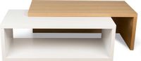 TemaHome Salontafel Jazzy - wit/eik