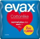 Evax Cottonlike Maandverband zonder vleugels Evax Cotton Like Plus (14 uds)