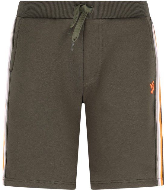 Tygo & Vito Toby Jongens Sweatshort Olijfgroen Maat 134/140