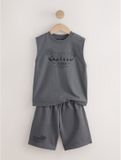 Next - Garçons - Ensemble chemise et short anti-UV - Gris
