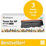 Infowerk HP 117A Toner Noir, 3 Pièces