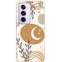 Oppo Siliconen hoesje - Compatibel met Oppo Reno 12 Pro - ontwerp lunaison