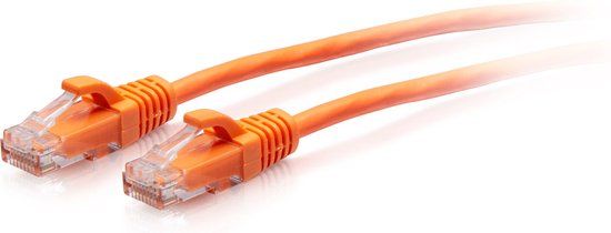 CablesToGo C2G 0.3m Cat6a Snagless Unshielded (UTP) Slim Ethernet Patchkabel - Oranje