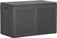 vidaXL Tuinbox 180 L PP Rattan Zwart