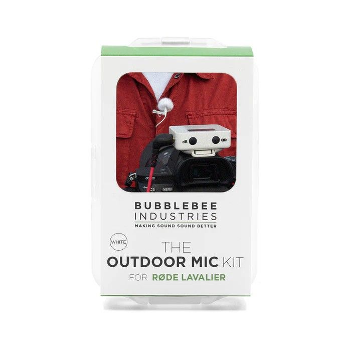 Bubblebee The Outdoor Mic Kit For Røde Lavalier, White