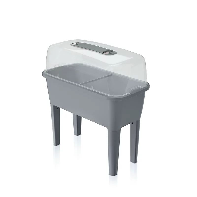 Prosperplast Respana Planter High Set - 77x39x82cm - Steengrijs
