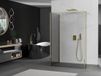 Mexen Kioto paroi de douche Walk-in 110 x 70 x 200 cm, transparent, doré