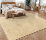 Paco Home Vloerkleed Woonkamer Laagpolig Patroon Scandinavisch Boho Patroon Geometrisch 160x220 cm