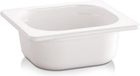 Merkloos APS Melamine gn 1/6 container "ecoline", wit, 100 mm diep, set van 2 stuks
