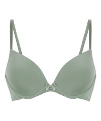 Hunkemöller Dames Lingerie Voorgevormde beugel bh Plunge - Groen - maat B75