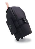 LP Latin Percussion Conga LP546-BK tas met wielen, gevoerde nylon tas, buitenzak