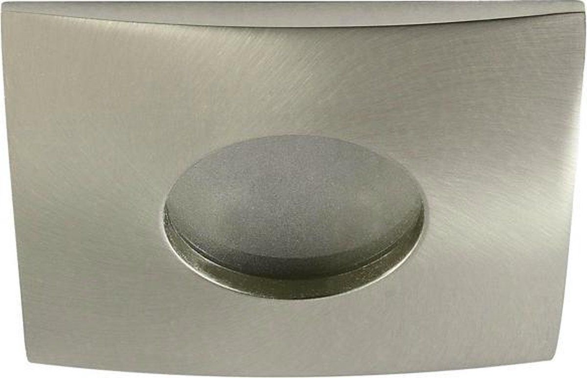 Philips Ayla LED Inbouwspot - Vierkant RVS Look - Warm Wit - Niet Dimbaar 2.7W