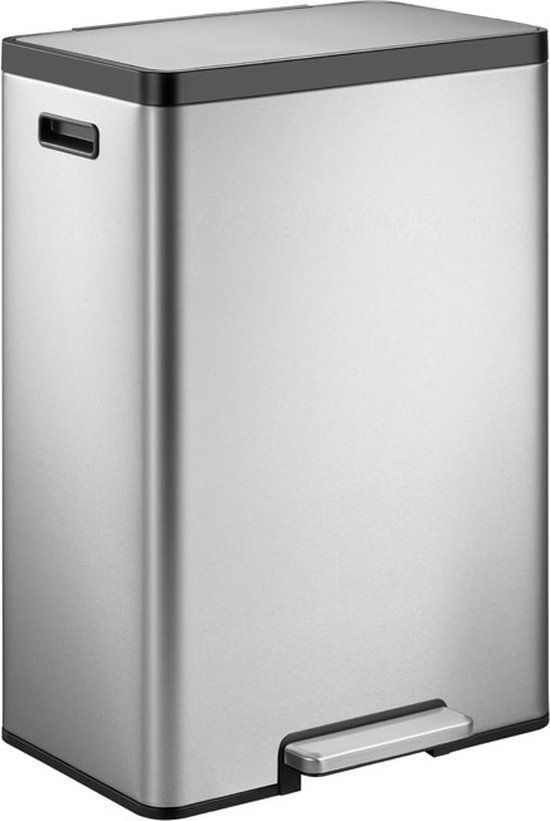 EKO EcoCasa 2 pedaalemmer - 30 liter - mat RVS