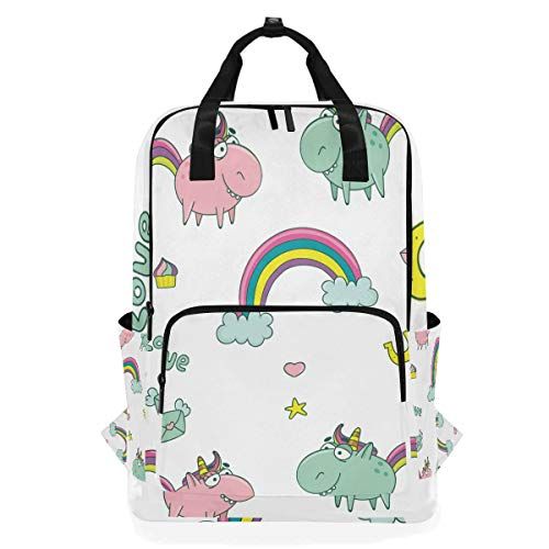 MONTOJ Reizen Rugzak Leuke Vet Lelijke Eenhoorns In Liefde School Rugzak - 5712279515875