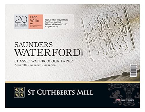 SAUNDERS WATERFORD SERIES Aquarelpapier, 20 stuks
