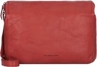 Harold's Leren Schoudertas Submarine Postbag Red Donkerrood