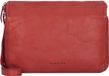 Harold's Leren Schoudertas Submarine Postbag Red Donkerrood