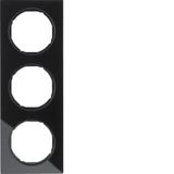 Hager lichtschakelaar, zwart, glas, 223,2 mm, 81,2 mm, 5 stuks
