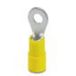 Phoenix Contact 3240027 cosse à œillet section transversale (max.): 6 mm² diamètre de la tige: 4.30 mm partiellement isolé jaune 50 pièce(s)