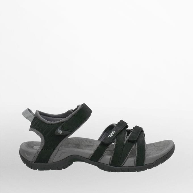 Teva Tirra Leather Sandalen - Dames - Zwart