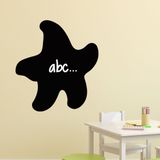 Ambiance Sticker Schoolbordsticker - uitwisbare zelfklevende muurstickers - KARIKATUUR ZEESTER - 40x35cm